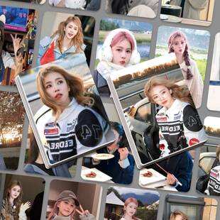 白鹿高颜小卡55张盒装ins风新款写真专辑生日照片拍立得LOMO卡片