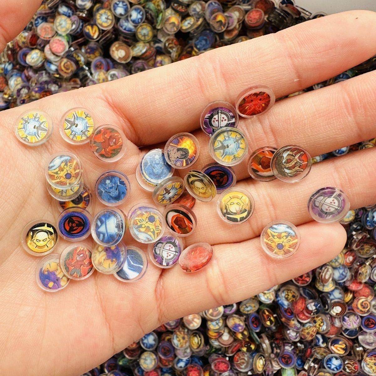 火影忍者周边技能亚克力小片片1cm2cmDIY配件迪达拉神威无料漫展