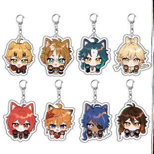 可莉莫娜亚克力钥匙扣挂件猫猫可爱创意礼品送朋友