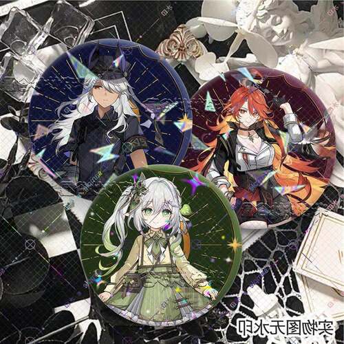 纳西妲雷电将军欧洛伦HoYoFair2025新服设周边游戏徽章收藏送礼物