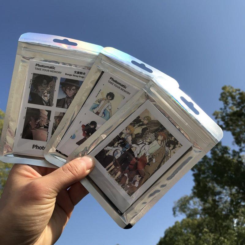 新款文豪野犬拍立得小卡 中岛敦太宰治动漫周边明信片贺卡盲抽小