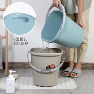 手提水桶家用大容量储水桶加厚洗衣桶学生宿舍用洗脸洗澡桶泡脚桶