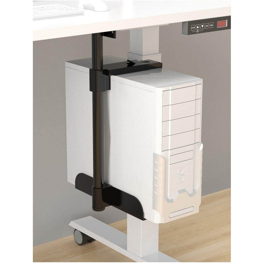 台式电脑主机架悬挂式办公桌下壁挂机箱托架悬空固定支架托盘底座