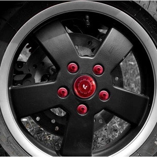 改装 春天 GTS 螺丝装 饰帽 铝合金 vespa 前轮 GTV 冲刺 轮毂盖