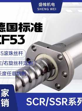 工厂 滚珠丝杆SCR1204旋铣C5精度CF53标准自动化工业机械