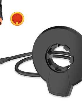 电动自行车左置一体助力传感器12磁双霍尔PAS电动车传感器改装件