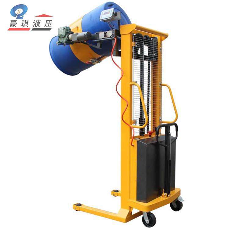 半电动油桶堆高车电子秤油桶搬运车抱箍式油桶堆高车翻转倒料车,搬运/仓储/物流设备,其他起重搬运设备,淘宝优惠券,粉丝福利购,淘宝优惠卷