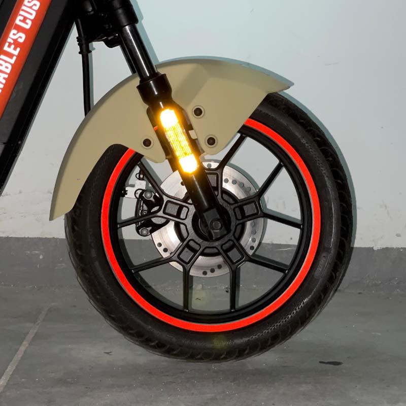 小牛电动车U2 U3 Umax反光轮圈贴纸轮毂个性装饰条改装配件