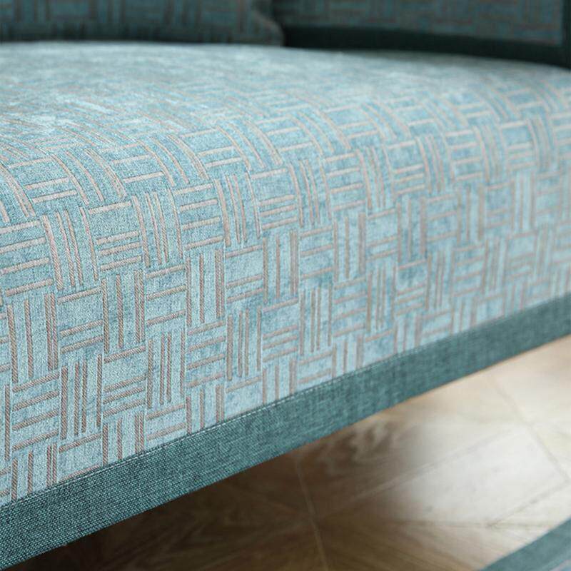 实木防滑沙发垫四季通用北欧简约高档中式雪尼尔座垫皮沙发套罩巾