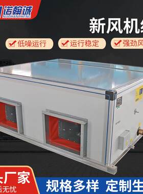 新风机组空气处理机定制悬吊式天花板式组合机空调大风量新风净化
