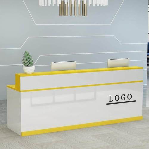 网红前台现代迎宾台服装店铺收银台小型吧台桌公司简约前台接待台