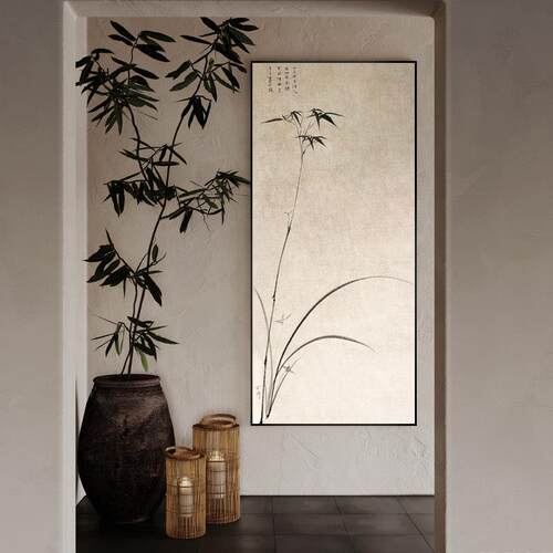 《宋美学中国风挂画》、《新派中国风装饰画》、《客厅入口背景壁