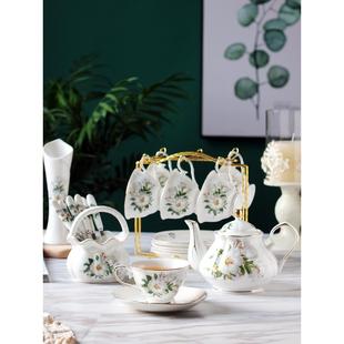 欧式茶具套装高档咖啡杯现代西式红茶茶杯轻奢家用陶瓷法式下午茶