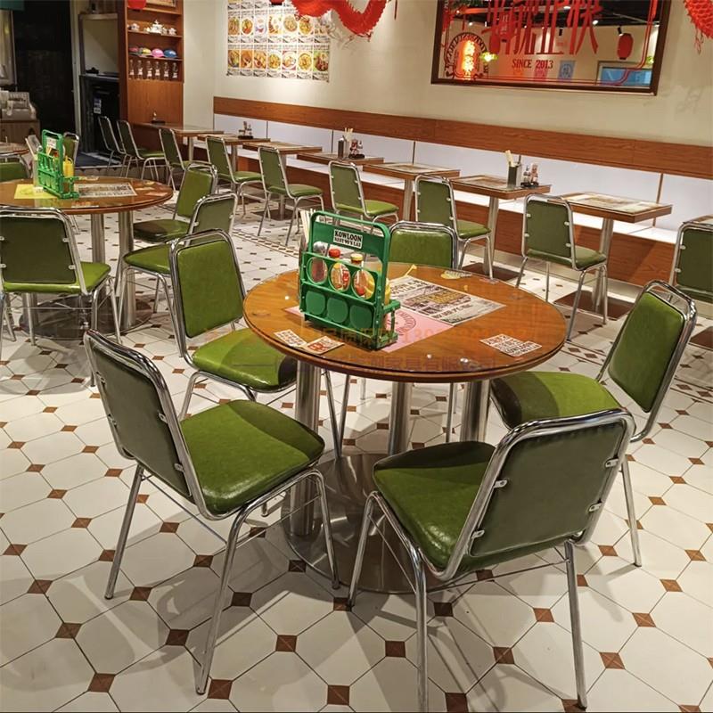 港式餐桌椅覆古茶餐厅网红烧烤店冰室粤菜私房菜凳卡座沙发商用