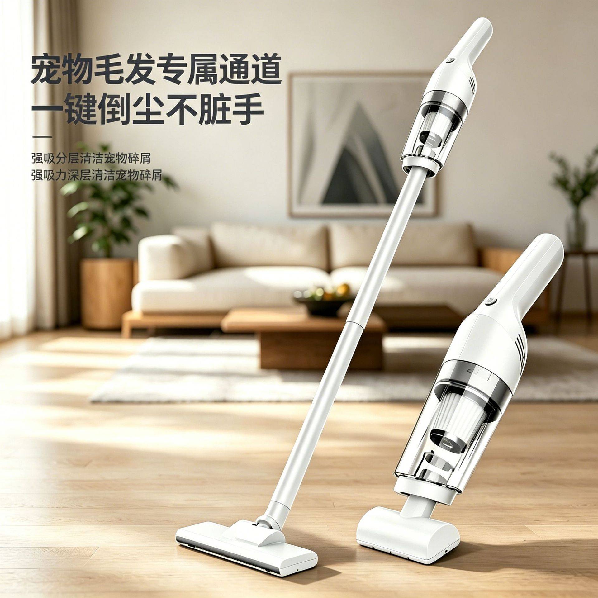 宠物专用无线手持吸尘器｜汽车大
