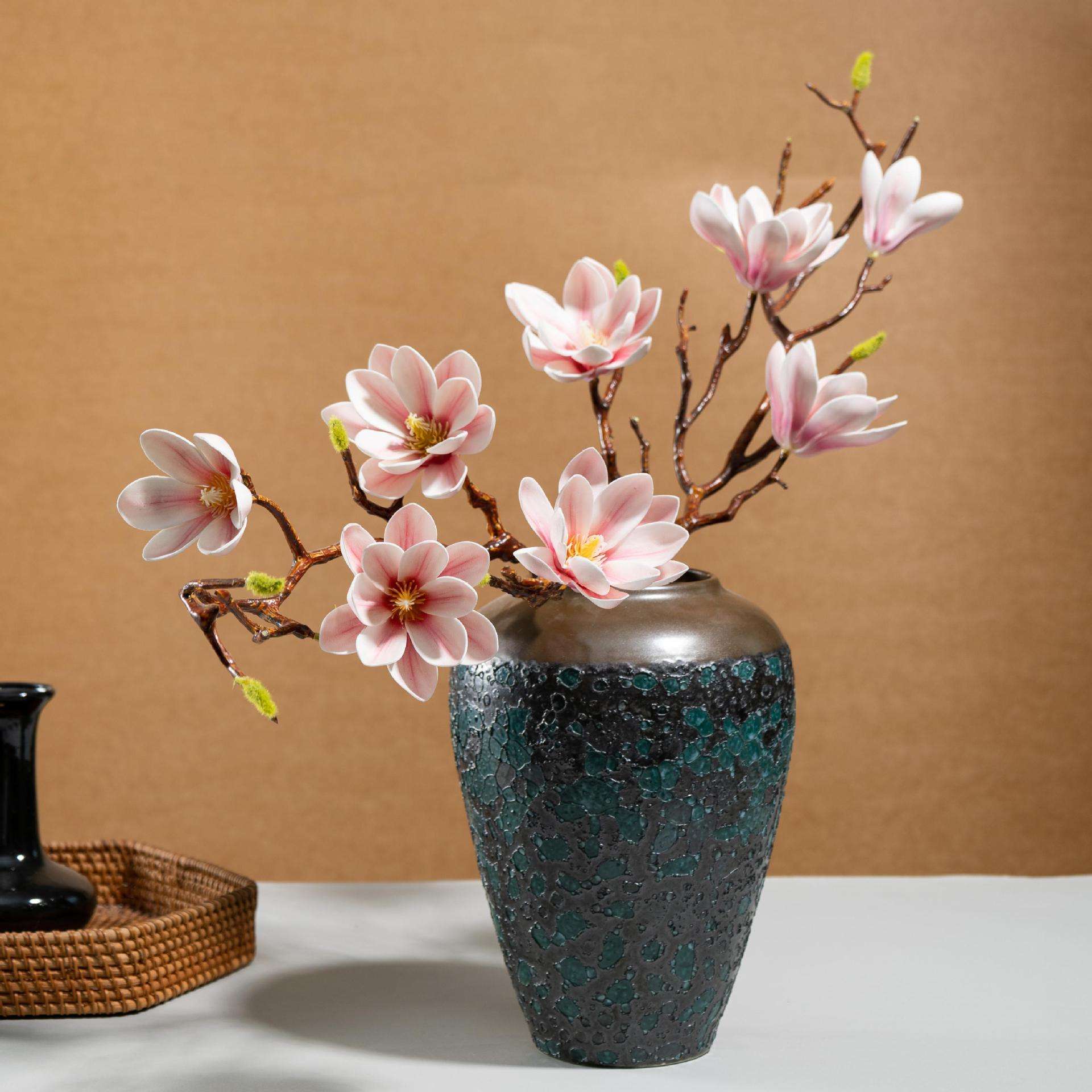 仿真玉兰花枝剑兰EVA中式装饰30