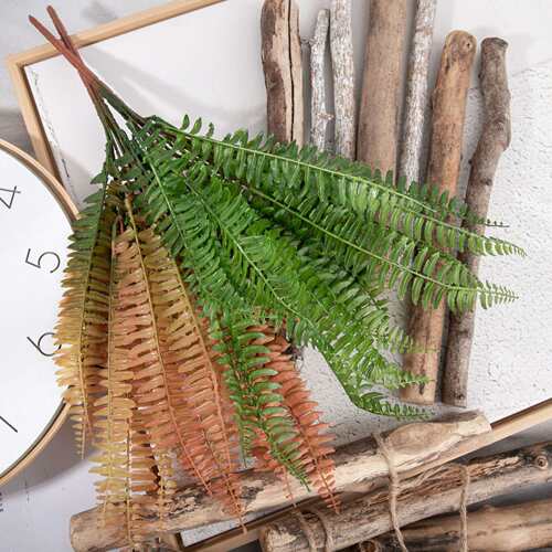 仿真叶子波斯草植物墙微景观室内