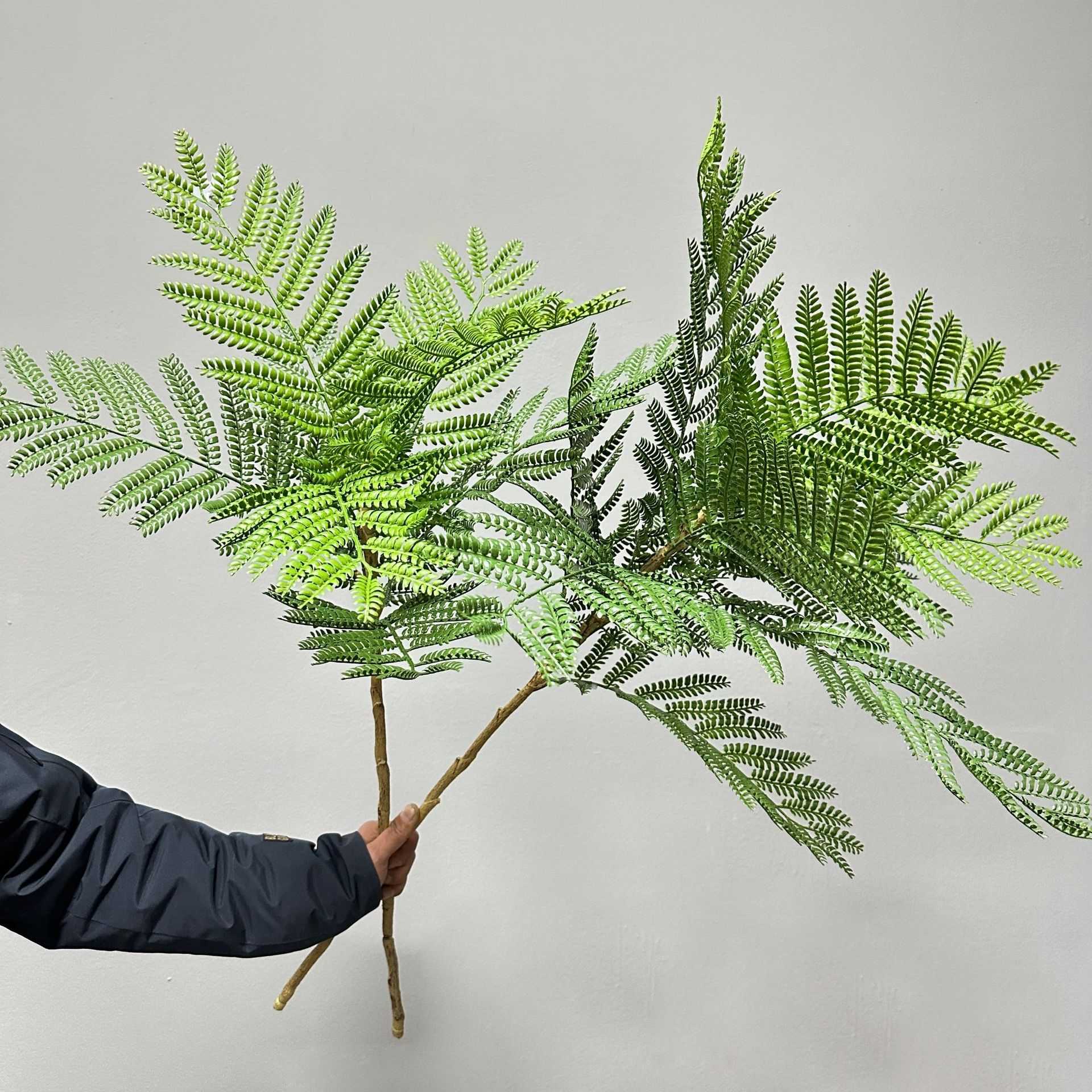 蓝花楹仿真绿植假树盆栽室内中式