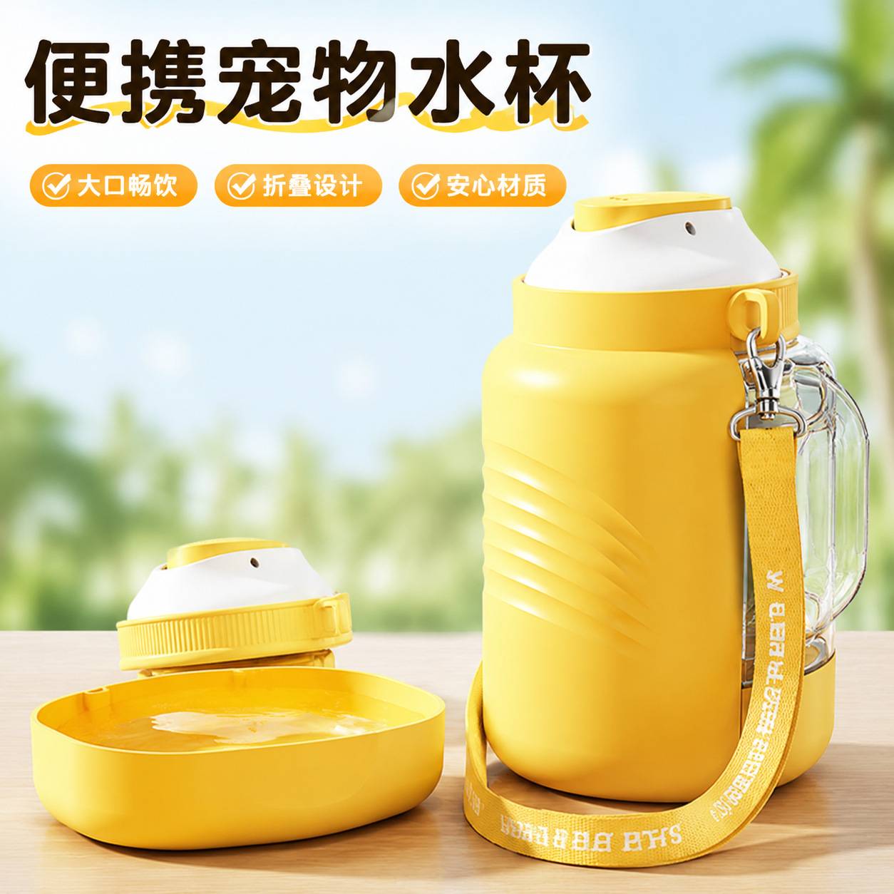宠物外出大容量800ml便携式狗狗