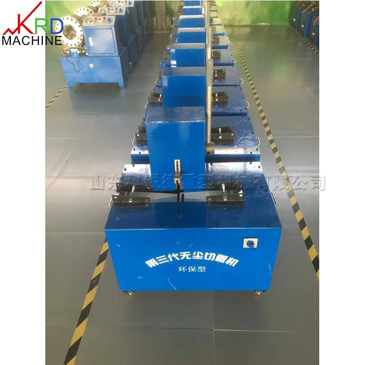 液 压钢丝切缠绕胶krd005管管机机 小型手动胶管断管无尘管材下料
