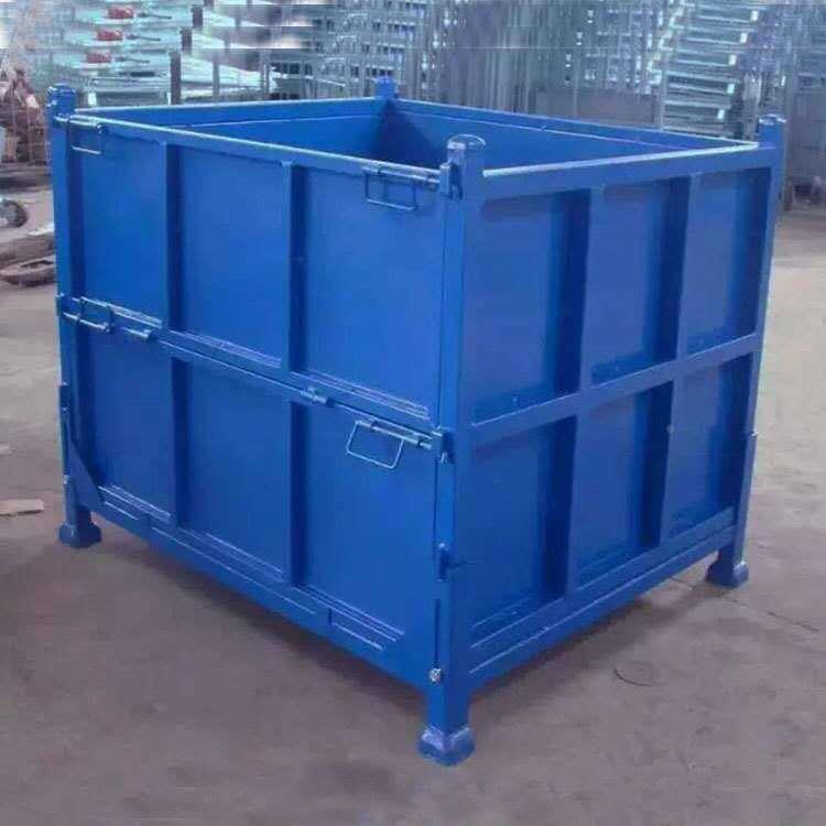 定仓框储物笼AMZ折叠重型铁物流周转箱快递分拣物料箱仓库储铁固