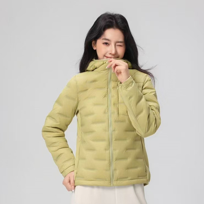 轻薄羽绒服女短款连帽立领保暖