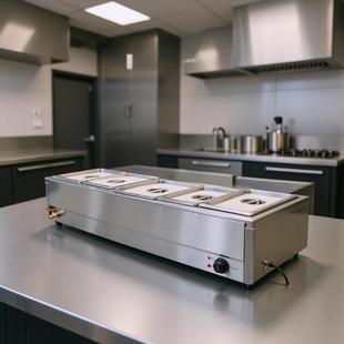 丰越长形电热五盘汤池/保温盒/自助餐/快餐店支持其它插头201