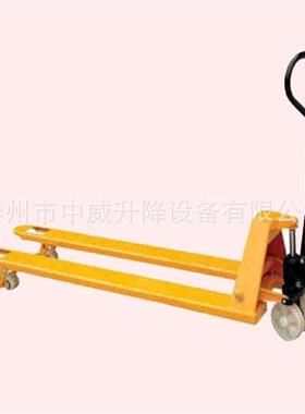 供应5吨叉长M手动液压托盘搬运车油压液压装卸车物流搬货地牛