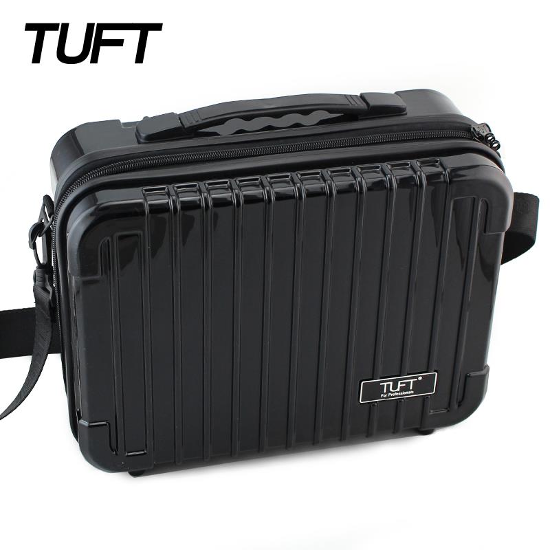 发型师多功能美发工具包 剪刀电推剪吹风收纳箱手提斜揹包工具箱