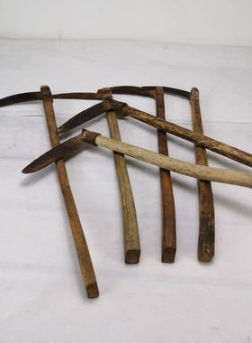 民俗老物件怀旧老弯头镰刀老农具老式农耕工具农家院装饰道具摆件