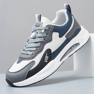 英乔丹尼2026款男鞋新款软底运动休闲鞋子加绒棉鞋男跑步鞋透气鞋