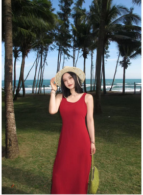 PRASE吕噜噜【舞茶小调】微胖气质显瘦宽松时尚简约收腰女连衣裙