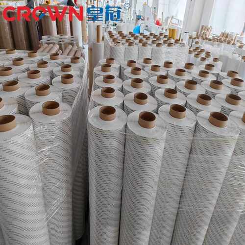 皇冠双面胶塑料花盆包装纸513L皮革布料复合加工贴胶棉纸双面胶