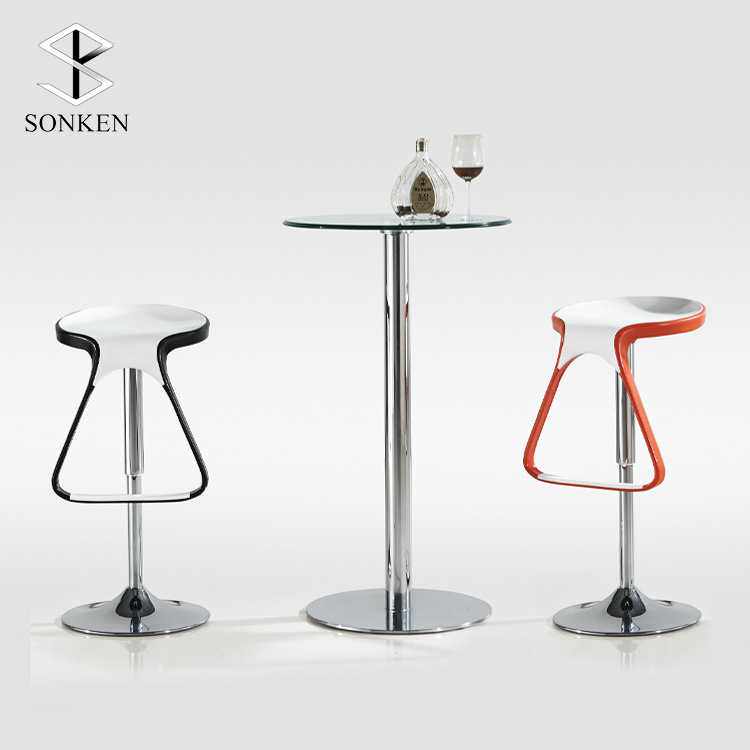 直销现代休闲吧椅升降旋转高脚椅abs塑料高脚凳家用吧台凳