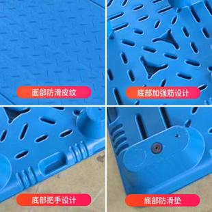 塑料托0盘压121加厚九JEH塑脚吹卡板叉车物流周转仓库防潮抗塑胶