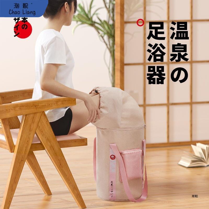 家用可折叠泡脚桶足浴桶过膝深桶过小腿自动加热洗脚养生泡脚新品