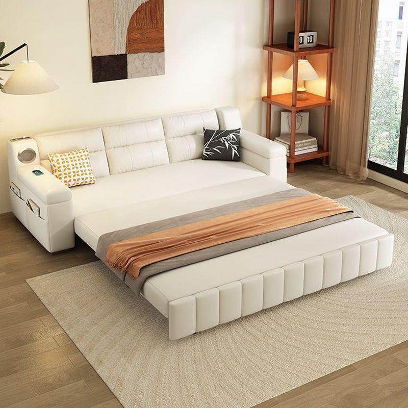 奶油型985风沙发床猫抓皮现小户客厅可折叠两用代双人多新款功能