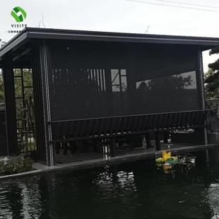 电动防风GB3636隔遮光卷帘防晒热遮阳窗户阳台凉亭防雨水智能阳光