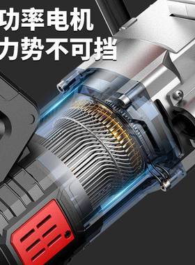 德机国10914芝浦高频刷环锯新款切墙手式混凝土切无割持机大功率