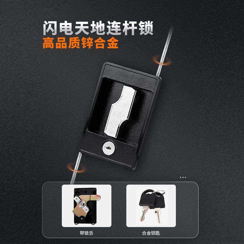 五零落地工具柜工厂004带轮储物汽修金多功能双件门抽屉挂柜网工