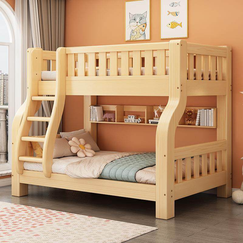 上下床床双层多功全OI1实木高低床母儿童床上能下铺子床大人两层