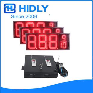 西柳寸州16油价牌高亮手机广APP控制1寸加油站显示RCG屏6厂家