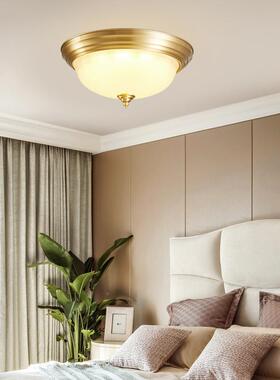 山灯具厂全铜美中式玄关39087灯欧式卧室门厅走灯具廊道过楼梯吸