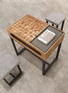 多功能棋桌棋牌JQP社用象棋桌围棋棋桌两五用幼儿园盘专桌子棋桌