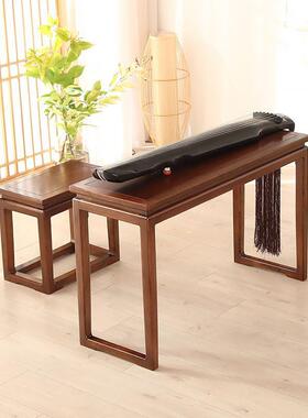 仿古简约桌子新式榆木桌凳古琴桌学sid53680实木老国书法桌小书中
