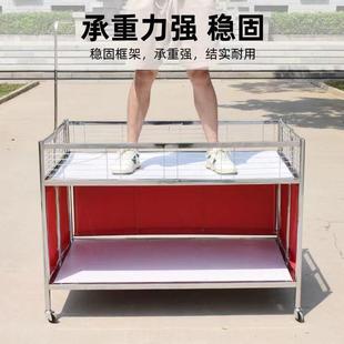 超市促272销店花车服装 货商架甩货车摊折摆叠车场特卖展示架