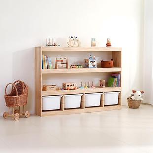 纳收玩具纳柜汽车幼儿园玩具绘本JAY柜置物宝宝用品收柜儿童实木