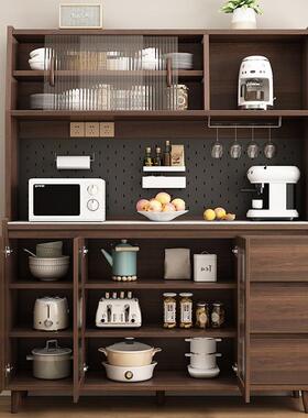 柜实木餐边现代简约客厅酒柜房茶水柜厨WRY储物柜收纳柜橱柜一体j