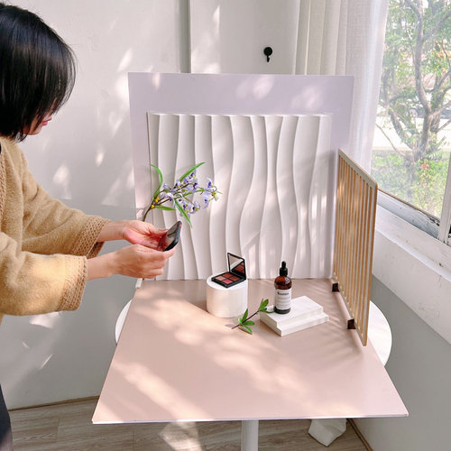 3D拍照背景板立体高级氛围感INS拍摄道具摆拍美食烘焙蛋糕摄影墙