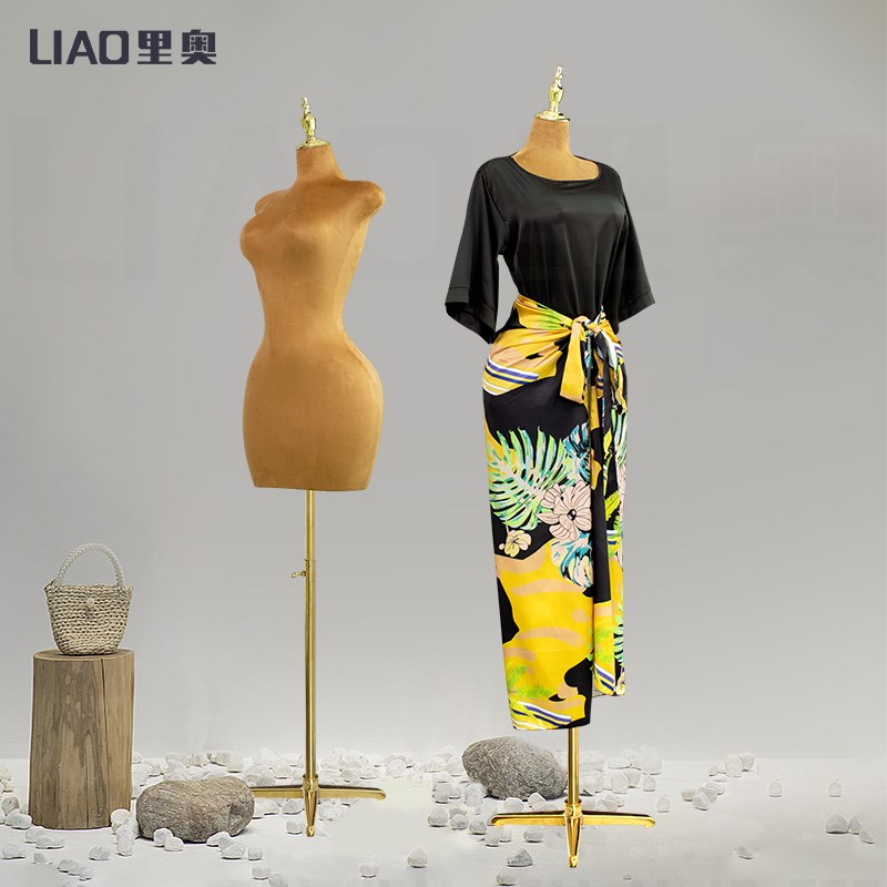 服装店包布模特展示架半身女装外贸大码假人可插针人台模特道具女